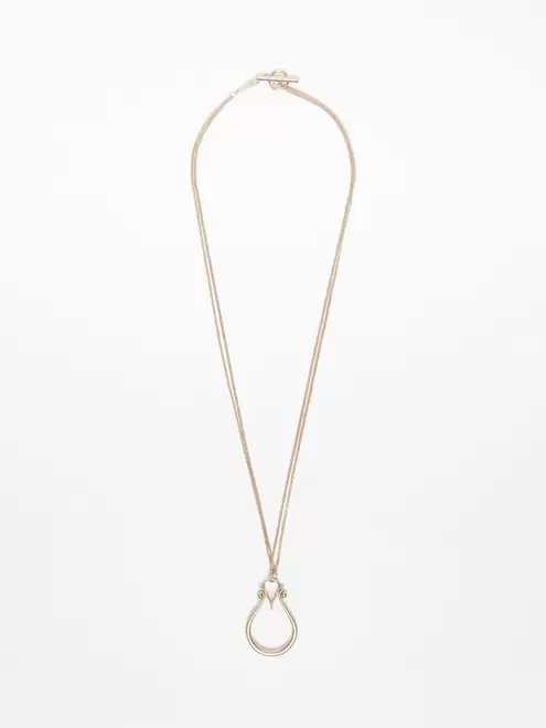 Monogram-pendant necklace för 3990 kr på Max Mara