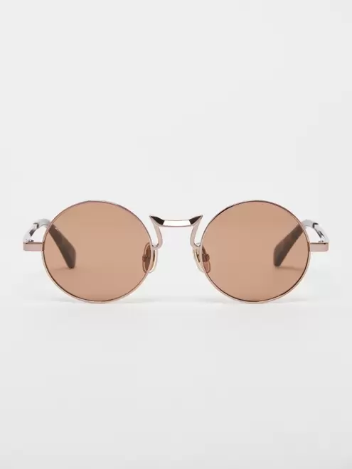 Round metal sunglasses för 3560 kr på Max Mara