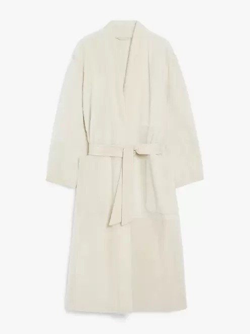 Sheepskin coat with belt för 75090 kr på Max Mara