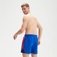 Men's Hyper Boom Splice 16" Swim Shorts Blue/Orange för 289 kr på Speedo