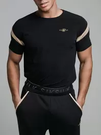 Sports Gym Tee Black/Gold för 199 kr på Paapi