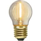 LED-lampa E27 G45 mjuk glöd 0.8W 2100K 70 lumen för 39 kr på Batteriexperten
