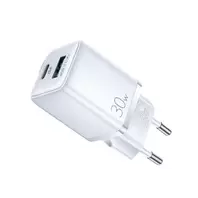 SiGN Mini Snabbladdare USB & USB-C, PD & Q.C3.0, 3A, 30W - Vit för 199 kr på Batteriexperten