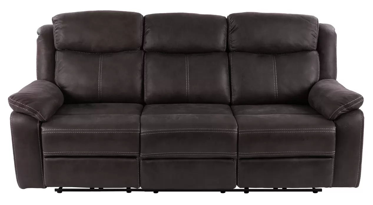 Teddy 3-sits recliner soffa EL Brun för 18424 kr på Möbelmästarna