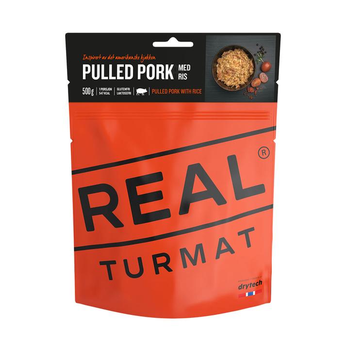 REAL Turmat Pulled pork with rice för 119 kr på Jaktia