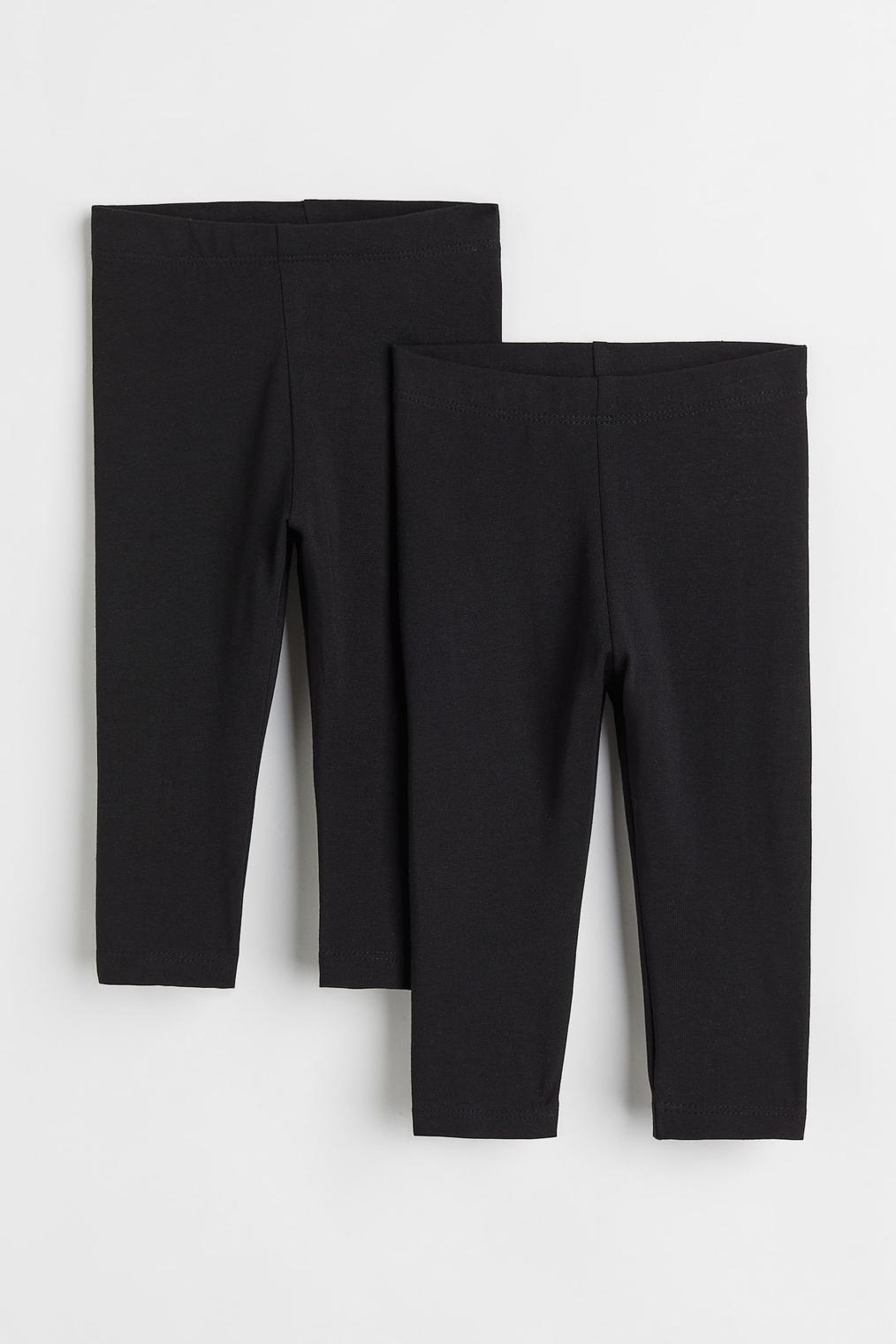 2-pack leggings i bomull för 99 kr på H&M