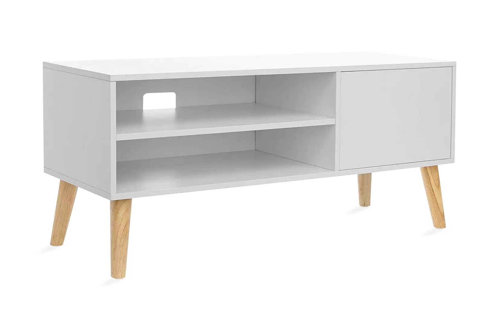 TV-BÄNK Scandinavian 110 cm Vit för 1299 kr på Furniturebox