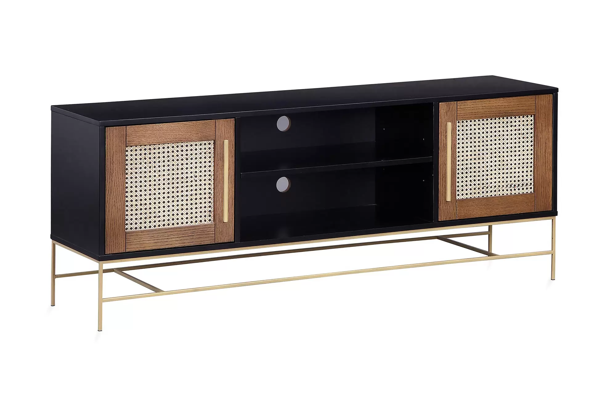 BRITANIE TV-bänk 150 cm Svart/Beige för 3199 kr på Furniturebox