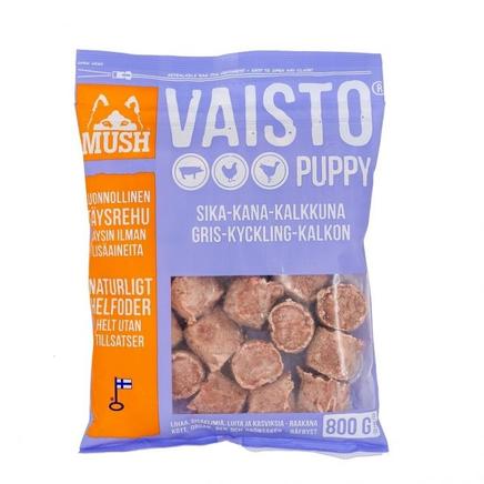 Mush Vaisto Puppy Gris-Kalkon-Kyckling för 69 kr på Animail