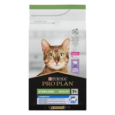 Purina Pro Plan Cat Senior Sterilised Longvis Turkey för 249 kr på Animail