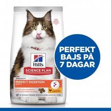 Hill's Science Plan Cat Adult 1+ Perfect Digestion Chicken & Brown Rice (7 kg) för 849 kr på Animail