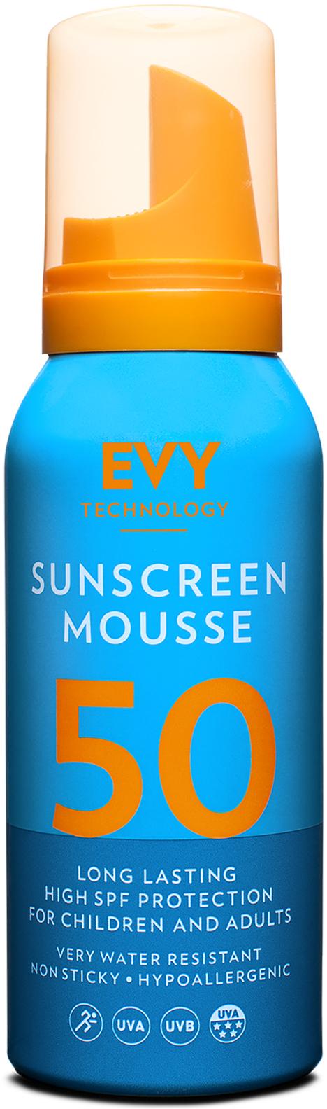 Evy Sunscreen Mousse SPF50 100 ml för 229 kr på Apotek Hjärtat