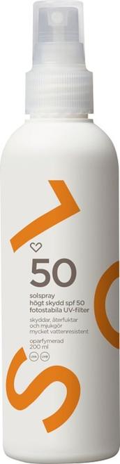 Hjärtats Solspray SPF50 Oparfymerad 200 ml för 149 kr på Apotek Hjärtat
