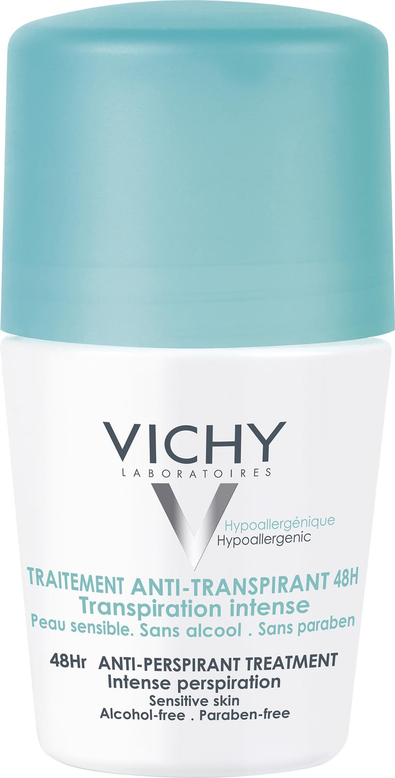 Vichy antiperspirant deodorant 48h parfymerad roll-on 50 ml för 81,75 kr på Apotek Hjärtat