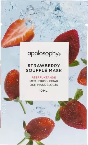 Apolosophy ansiktsmask Strawberry Soufflé Mask 10 ml för 16,5 kr på Apotek Hjärtat