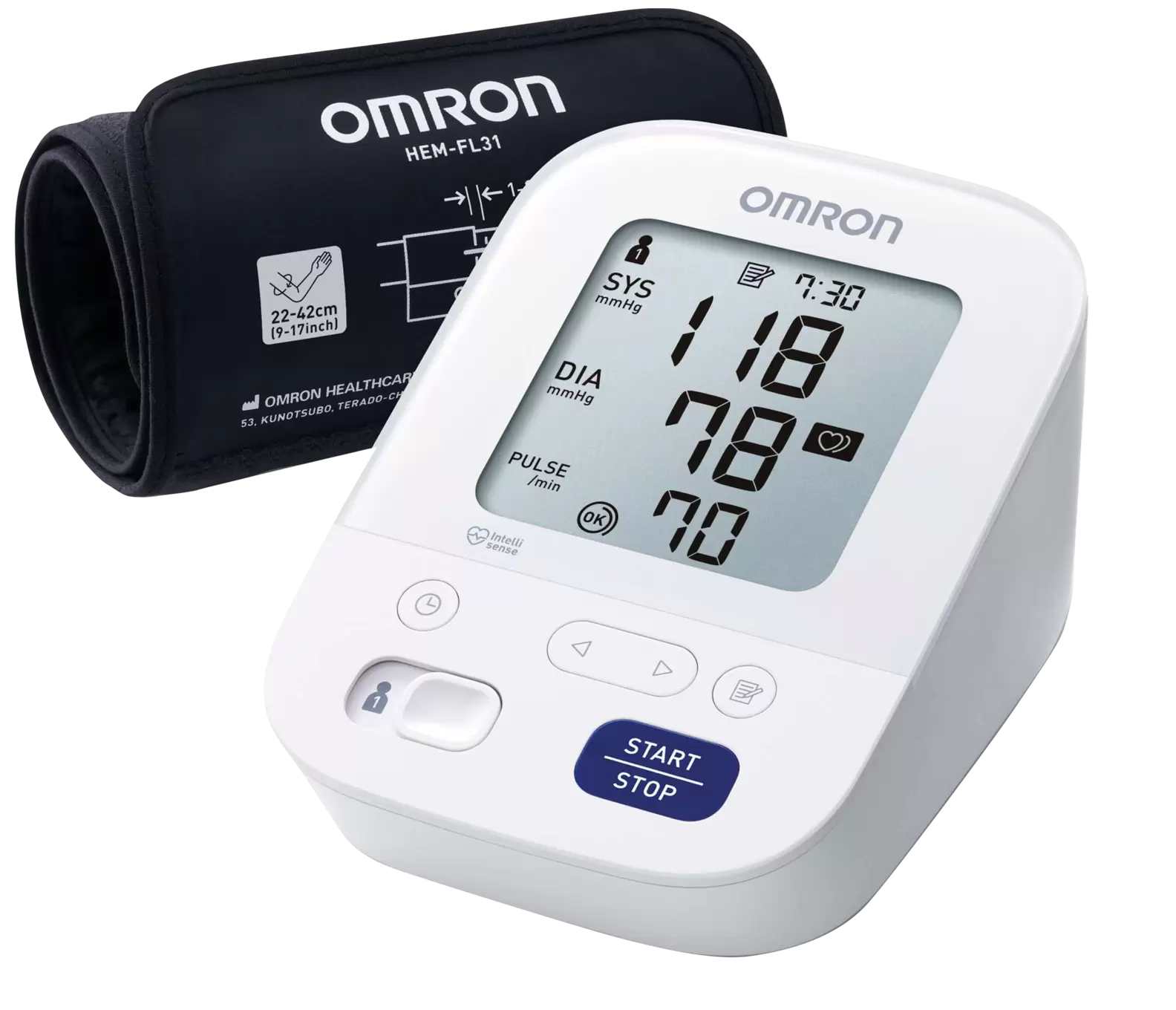 Omron M3 Comfort-2020 Blodtrycksmätare 1st för 849,15 kr på Apotek Hjärtat