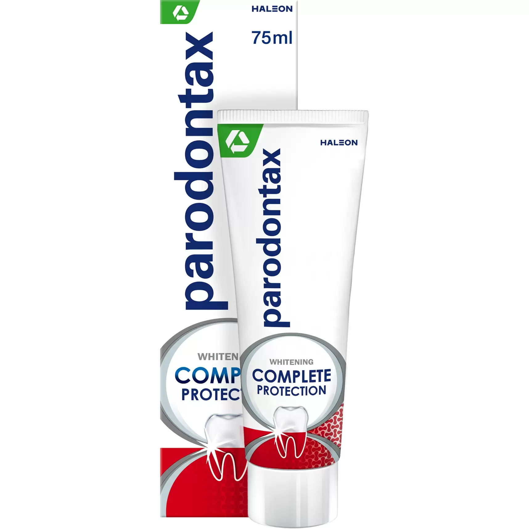 Parodontax Complete Protection Whitening Tandkräm 75ml för 45 kr på Apotek Hjärtat