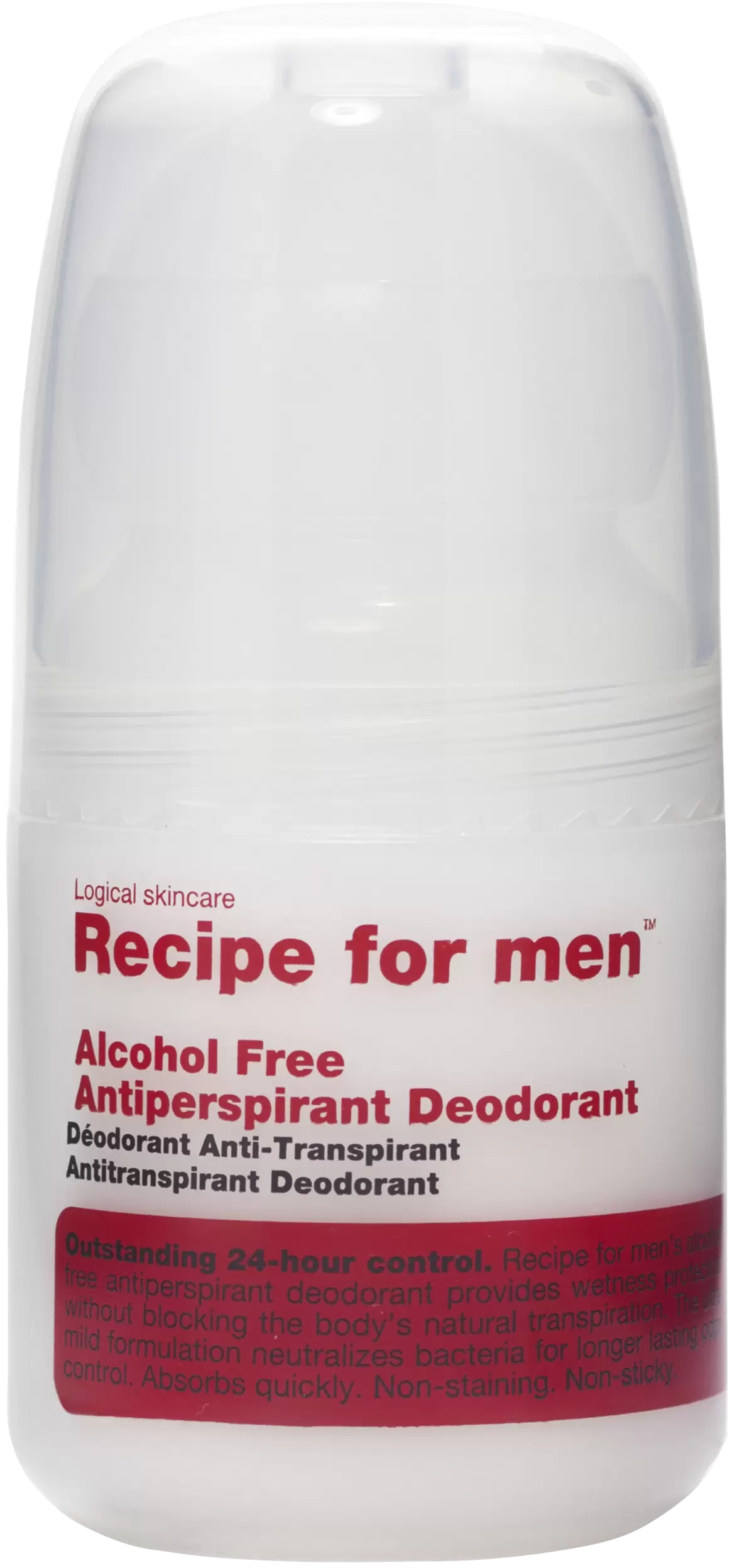 Recipe for Men Alcohol Free Antiperspirant Deodorant 60 ml för 114 kr på Apotek Hjärtat