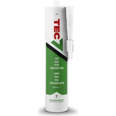 FOGMASSA TEC7 PATRON VIT 310ML för 239 kr på XL-Bygg