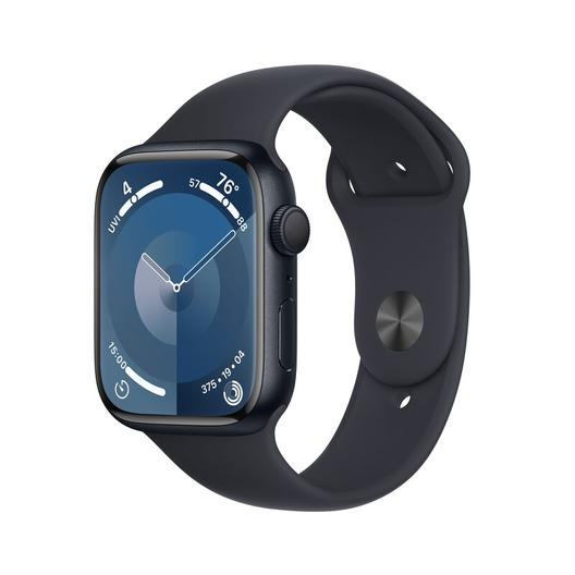 Apple Watch Series 9 GPS 45mm / Midnight Aluminium Case med Midnight Sport Band - M/L för 5490 kr på Webhallen