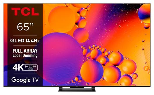 TCL 65" 65T8A / 4K / QLED / 144 Hz / VRR, Smart Google TV för 9990 kr på Webhallen