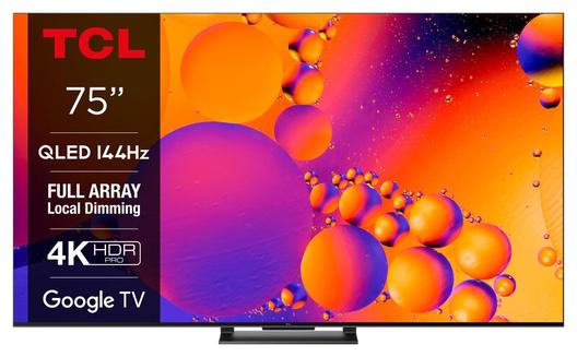 TCL 75" 75T8A / 4K / QLED / 144 Hz / VRR, Smart Google TV för 12990 kr på Webhallen