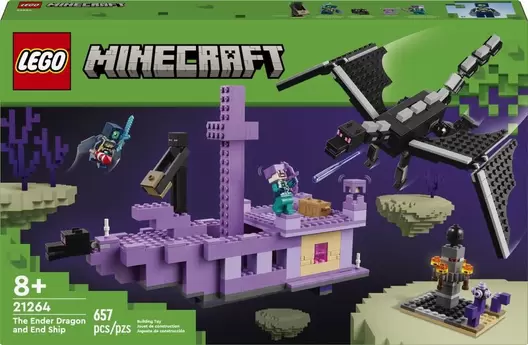 LEGO Minecraft Enderdraken och Endskeppet 21264 för 719 kr på Webhallen