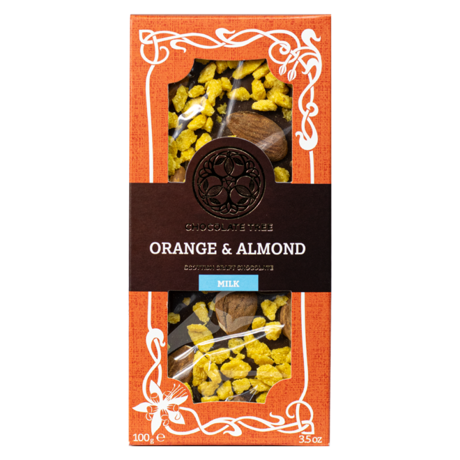 CHOCOLATE TREE – ORANGE & ALMOND för 99 kr på Bönor och Blad