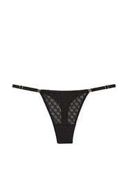 Icon by Victoria's Secret Icon Lace Adjustable Thong Panty för 255,7 kr på Victoria's Secret