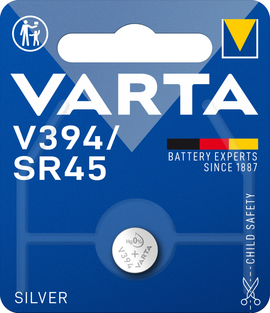 VARTA Silver knappcellsbatteri V394/SR45 för 49,9 kr på Teknikmagasinet