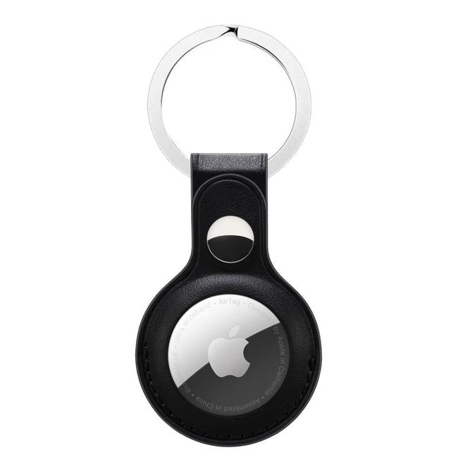 Apple AirTag Nyckelring med läderskal, svart för 107,1 kr på Teknikmagasinet
