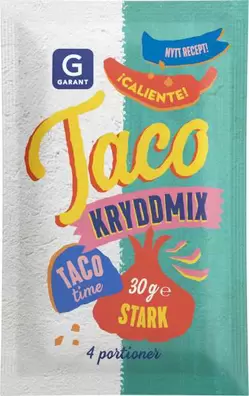 Kryddmix Taco Stark för 9,95 kr på City Gross