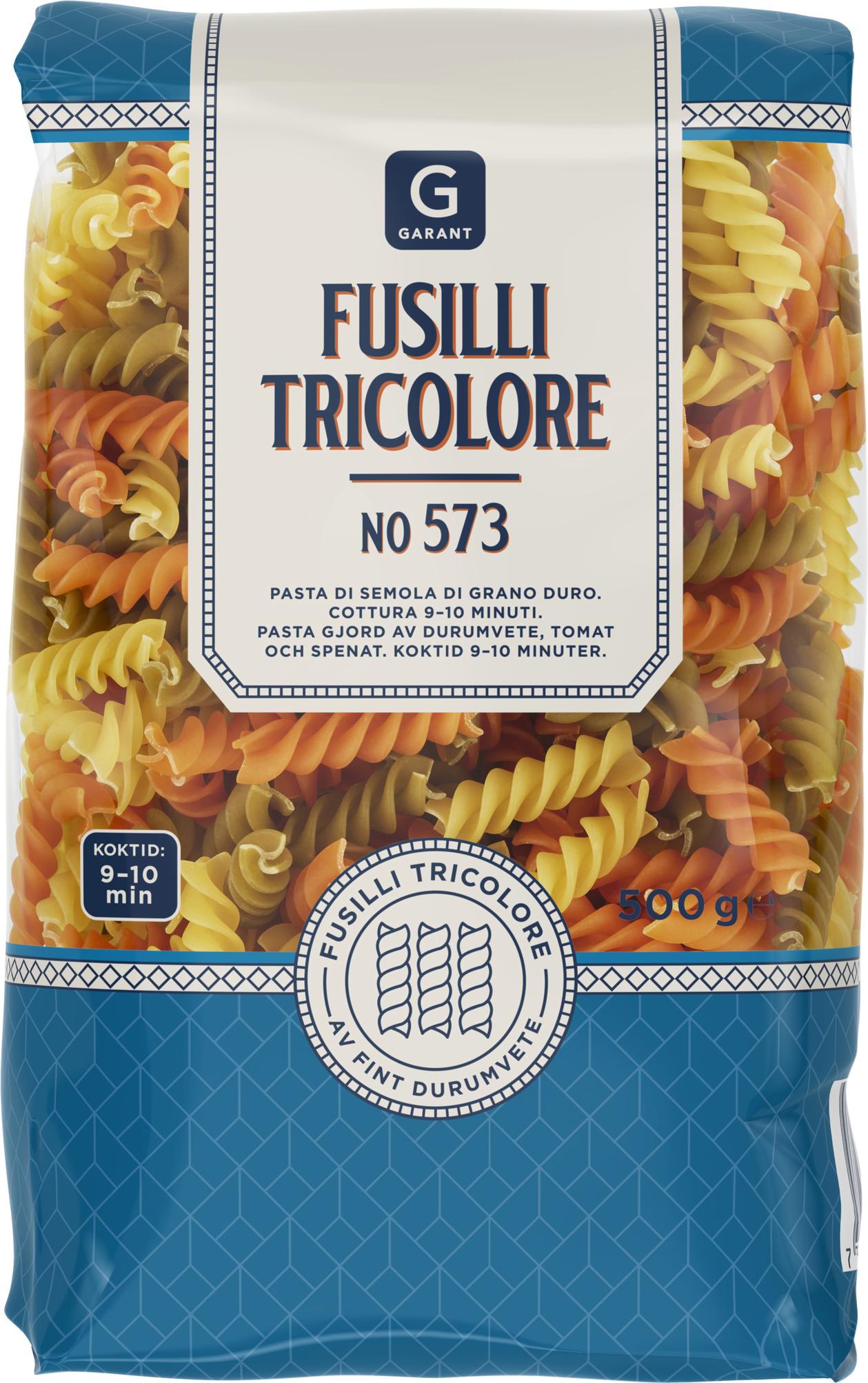 Pasta Fusilli Tricolore för 14,95 kr på City Gross