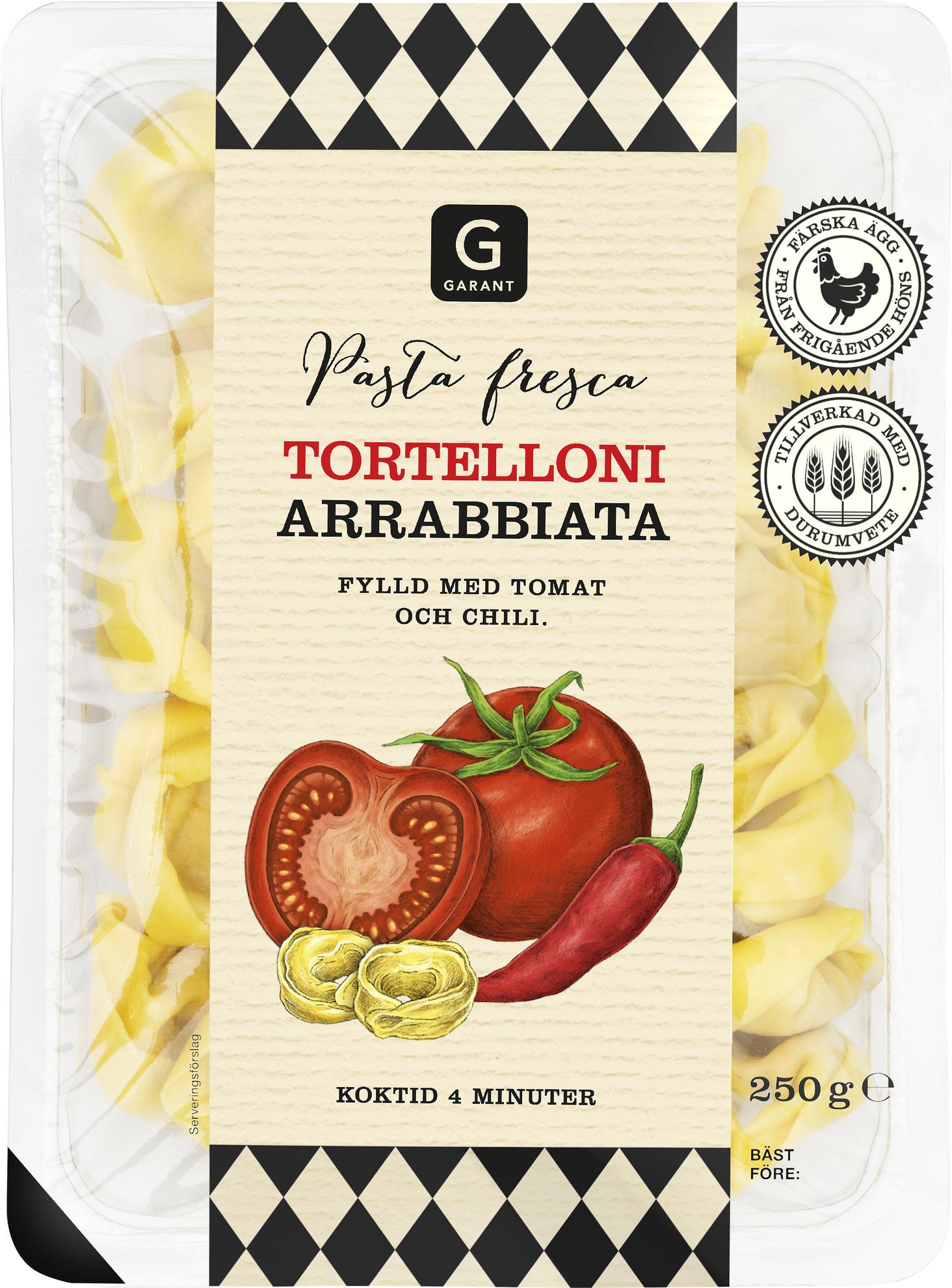 Pasta Tortelloni Arrabbiata för 31,95 kr på City Gross