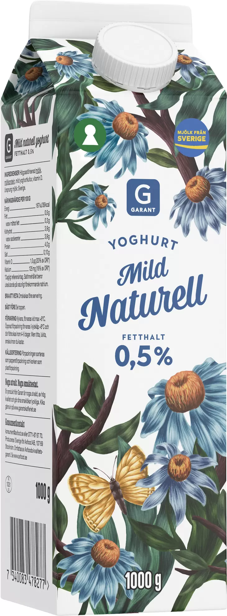 Mild Yoghurt Naturell 0,5% för 16,95 kr på City Gross