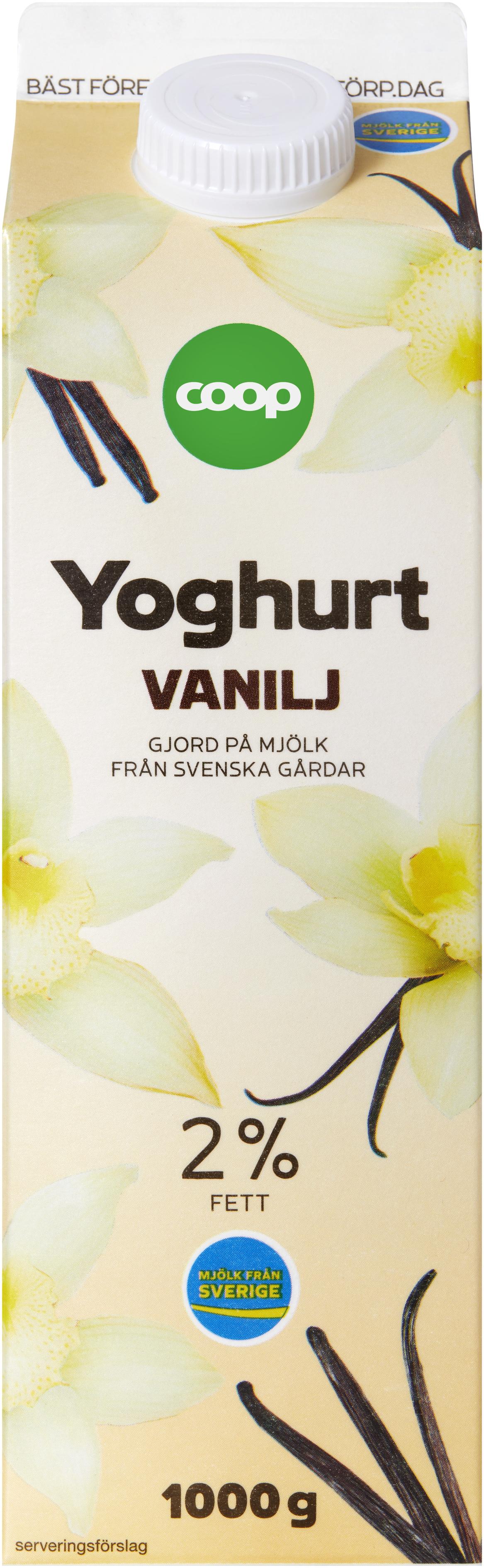 Yoghurt Vanilj för 22,95 kr på Coop
