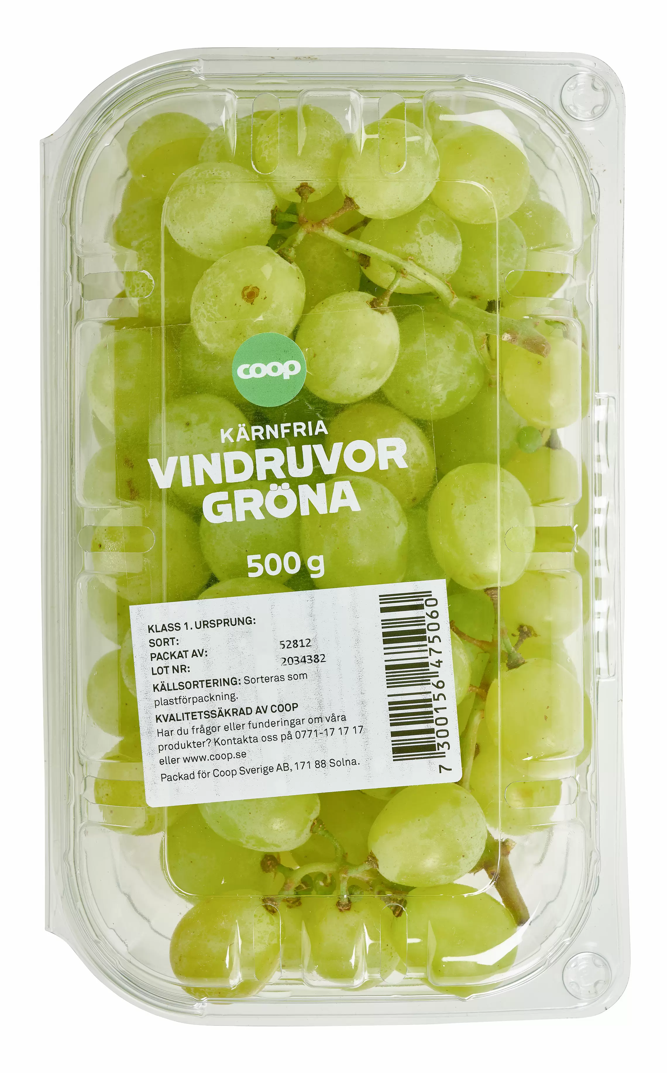 Druvor Gröna för 37,95 kr på Coop