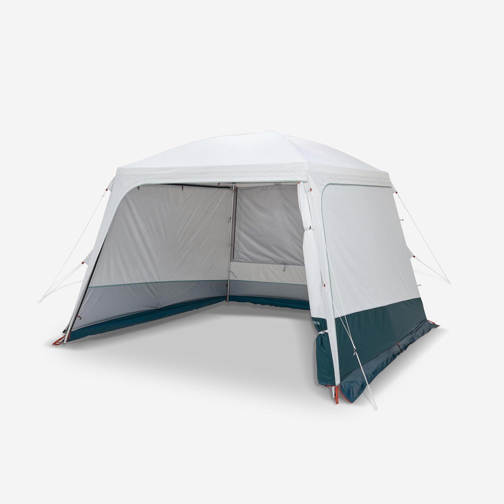 Allrum med tältbågar för camping – Arpenaz Base Fresh – Tio Personer för 2699 kr på Decathlon