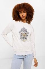 Two-material "Always" sweatshirt för 19,99 kr på Springfield