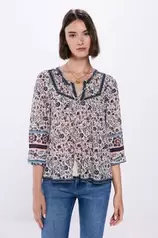 Floral boho blouse för 14,99 kr på Springfield