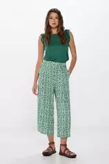 Printed flowing culottes för 19,99 kr på Springfield