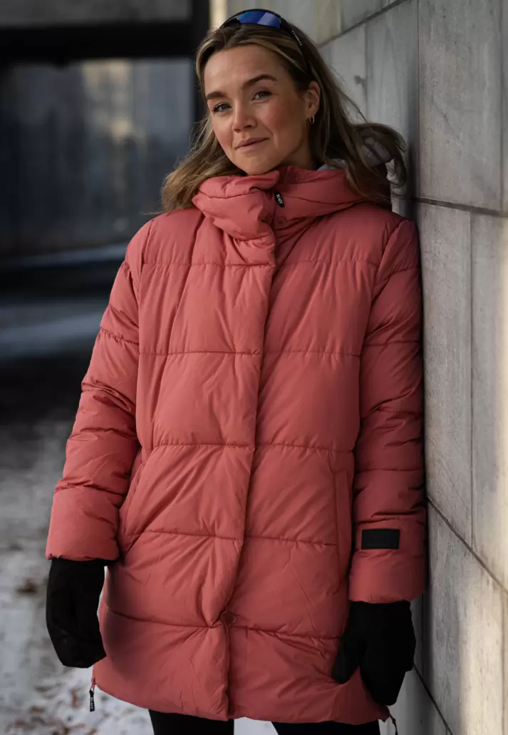 Lumi Padded Zip Jacket Dusty Cedar för 63 kr på Sportamore