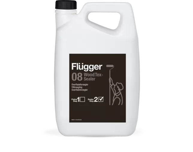 Flügger 08 Wood Tex Sealer - Wood Tex Patina 08 Vattenbaserad Topplack för 299 kr på Flügger Färg