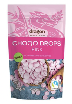 Choklad Drops Rosa 200g Dragon Eko för 69,95 kr på Goodstore