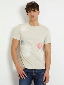 Floral embroidery t-shirt för 600 kr på GUESS