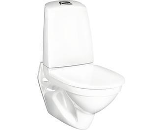 Toalettstol GUSTAVSBERG Nautic 1522 Hygienic Flush med cistern vägghängd standardsits 4/2 L 7819929 för 3999 kr på Hornbach