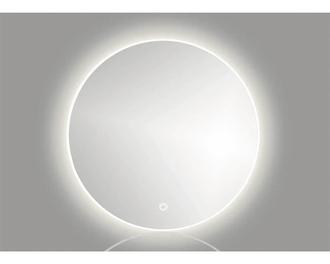 Spegel med belysning CORDIA round line backlight series vit 60x60 cm touchsensor IP44 LED för 2199 kr på Hornbach