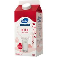 Mjölk Laktosfri 3% 1,5l Valio för 20 kr på ICA Maxi