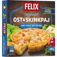 Ost & skinkpaj Fryst 220g Felix för 31,95 kr på ICA Maxi