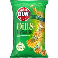Chips Dill & Gräslök 275g OLW för 30,95 kr på ICA Maxi